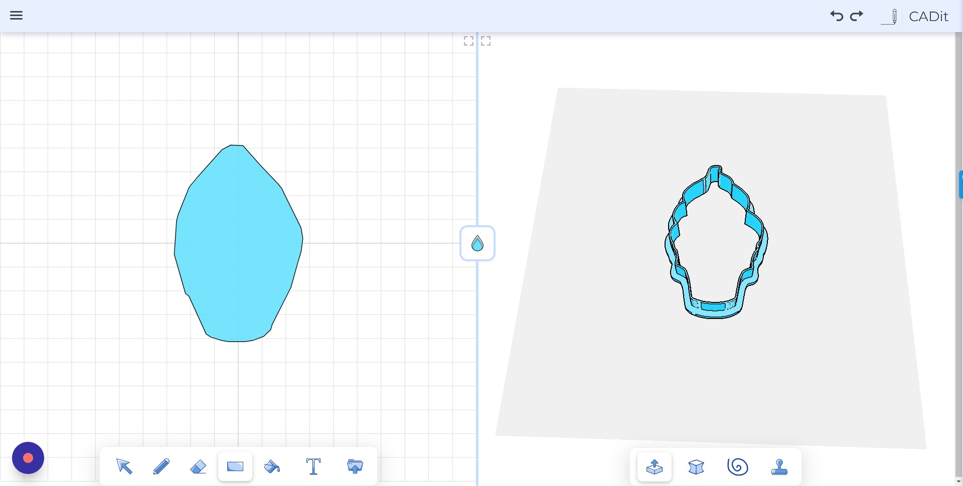 Click to draw a rectangle where you want the bar to be  don&#39;t worry about making it perfect you can adjust the size and position later