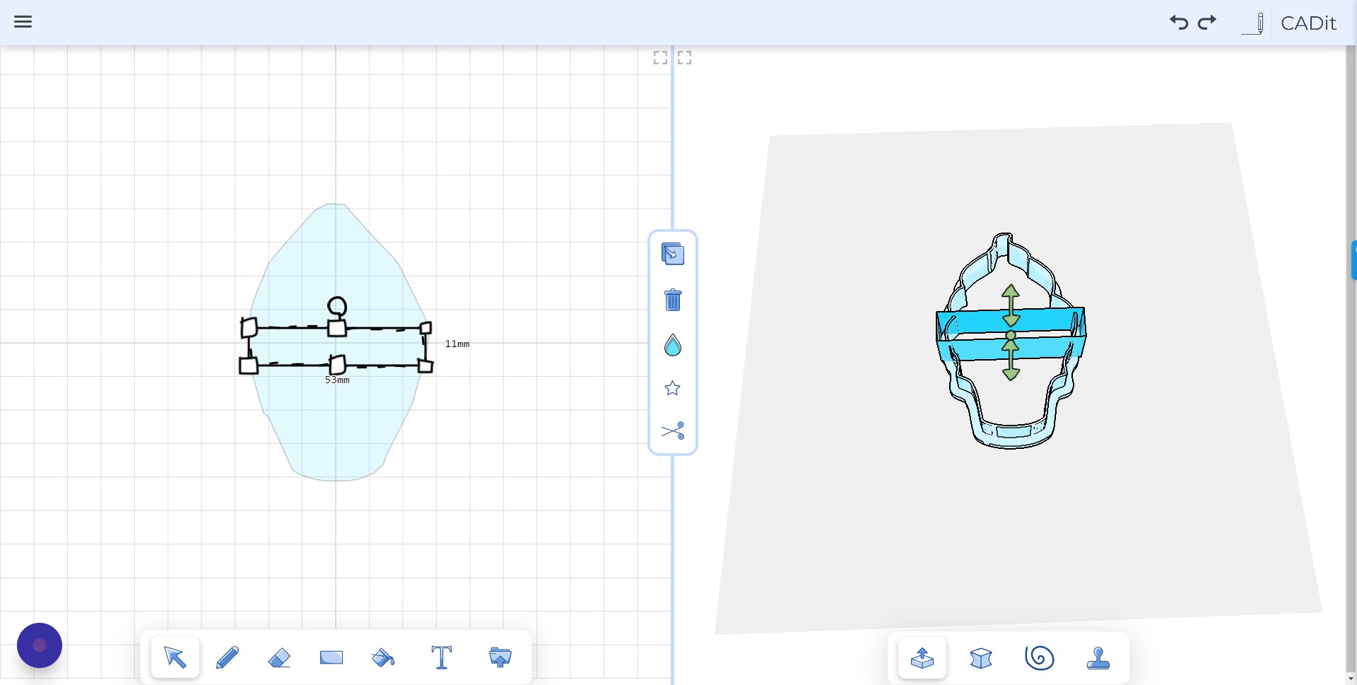 The bar starts as an outline We will fill it in Make sure the bar is focused like it is in this picture, then the menu in the middle should show up Click on the empty star  it will change to a filledin star
