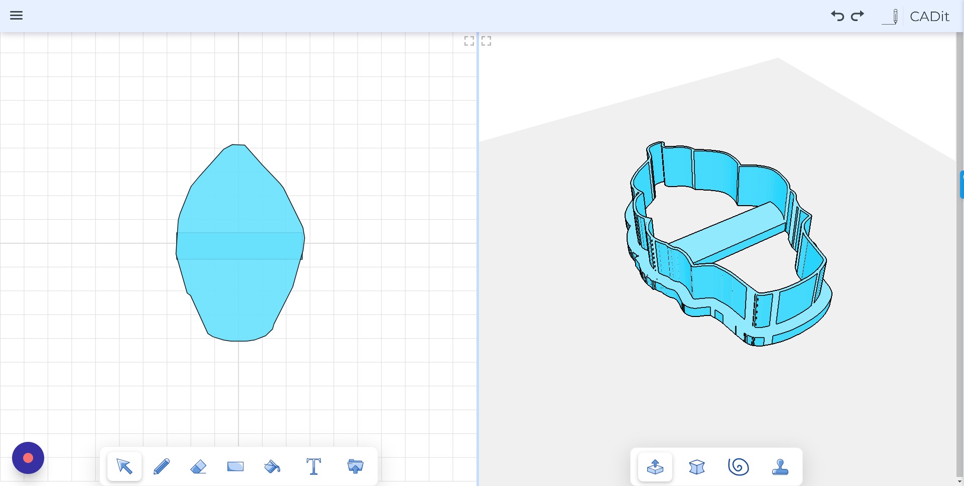 And we&#39;re done, now you can place a bar anywhere and in any orientation you like When you are done editing, click the menu in the top left, then click download STL